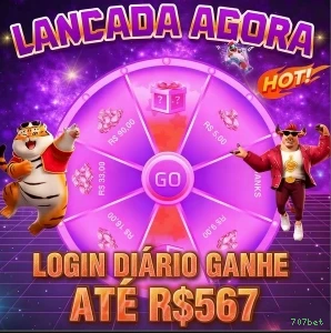Imagem promocional da 707bet mostrando a plataforma e suas vantagens